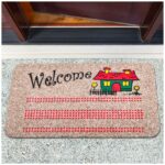 Schmutzfangmatte Fußmatte Sauberlaufmatte Eingangsmatte Motiv Welcome Home 40x70cm