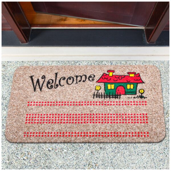 Schmutzfangmatte Fußmatte Sauberlaufmatte Eingangsmatte Motiv Welcome Home 40x70cm