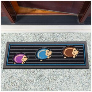 Schmutzfangmatte Fußmatte Sauberlaufmatte Schmutzmatte Motiv Igel 25x68cm