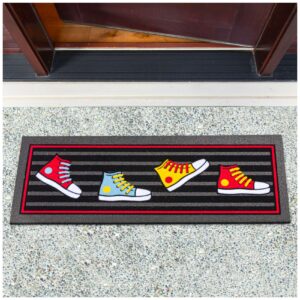 Schmutzfangmatte Fußmatte Sauberlaufmatte Schmutzmatte Motiv Sneaker 25x68cm