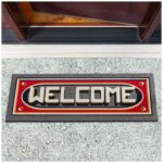 Schmutzfangmatte Fußmatte Sauberlaufmatte Schmutzmatte Motiv Welcome 25x68cm