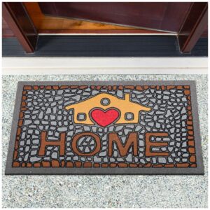 Schmutzfangmatte Fußmatte Sauberlaufmatte Schmutzmatte Motiv My Home 40x68cm
