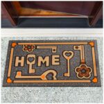 Schmutzfangmatte Fußmatte Sauberlaufmatte Schmutzmatte Motiv Schlüssel Home 40x68cm