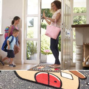 Schmutzfangmatte Fußmatte Sauberlaufmatte Schmutzmatte Motiv Welcome Home Herz 40x68cm