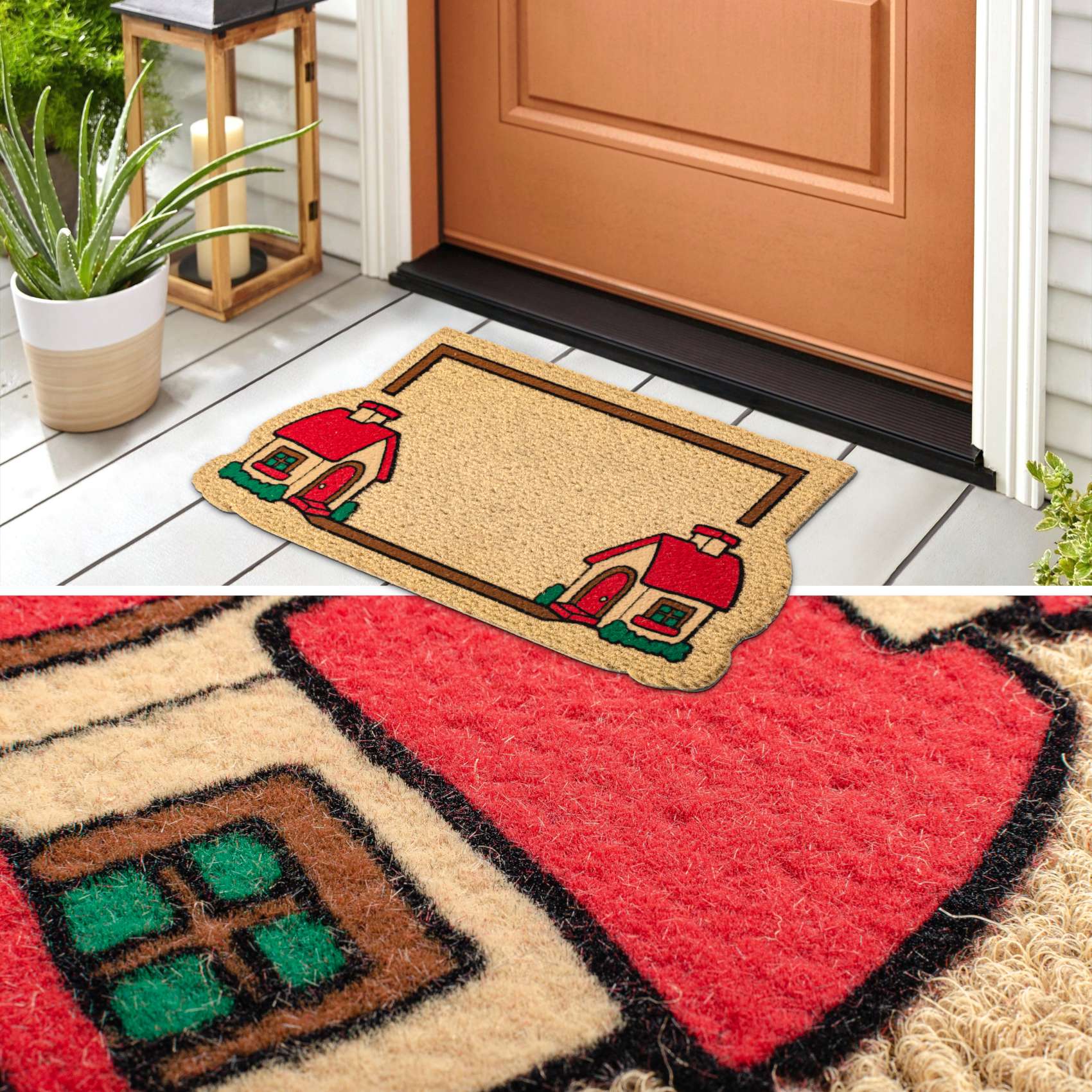 EF20132_50 Schmutzfangmatte Fußmatte Sauberlaufmatte Fußabtreter Motiv Home 40x70cm