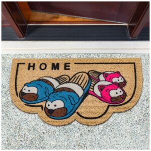Schmutzfangmatte Fußmatte Sauberlaufmatte Fußabtreter Motiv Home D-Form 40x70cm