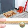 Schmutzfangmatte Fußmatte Sauberlaufmatte Fußabtreter Motiv Welcome – Hundmotiv 40x70cm