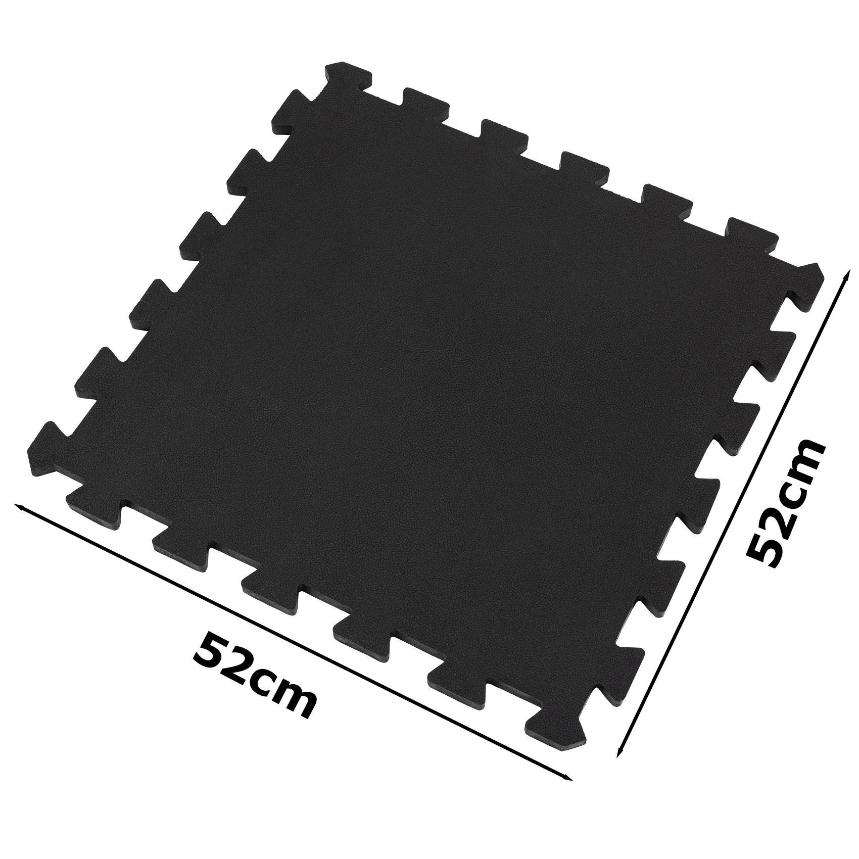 Puzzlematte Gummimatte Bodenschutzmatte Bodenbelag Gummi Fitnessboden Stallmatte Lager 50x50cm