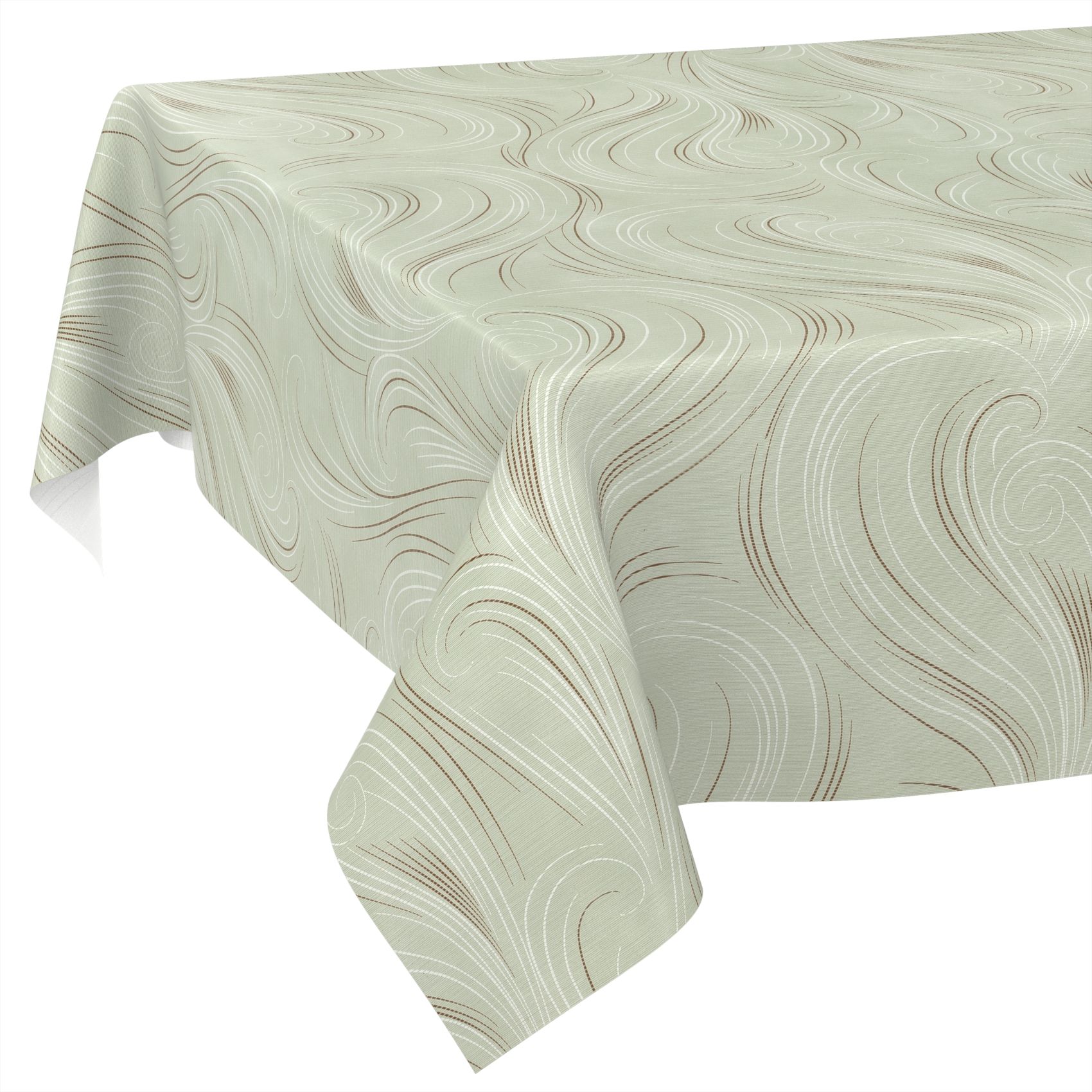 Wachstischdecke Wachstuch Tischdecke Wachstuch Meterware Tischdecke abwaschbar Gartentischdecke Abstrakt Grün