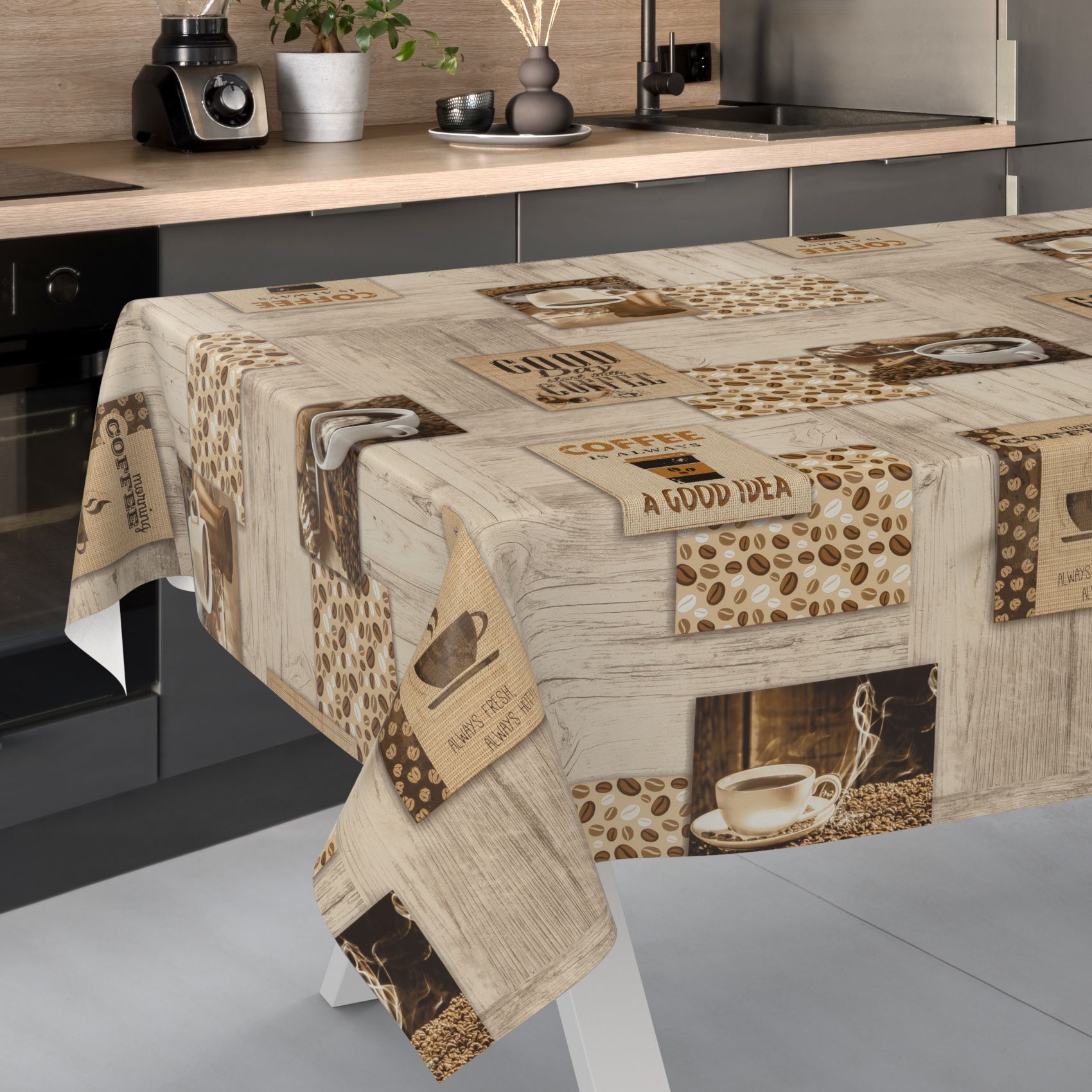 Wachstischdecke Wachstuch Tischdecke Wachstuch Meterware Tischdecke abwaschbar Gartentischdecke Coffee