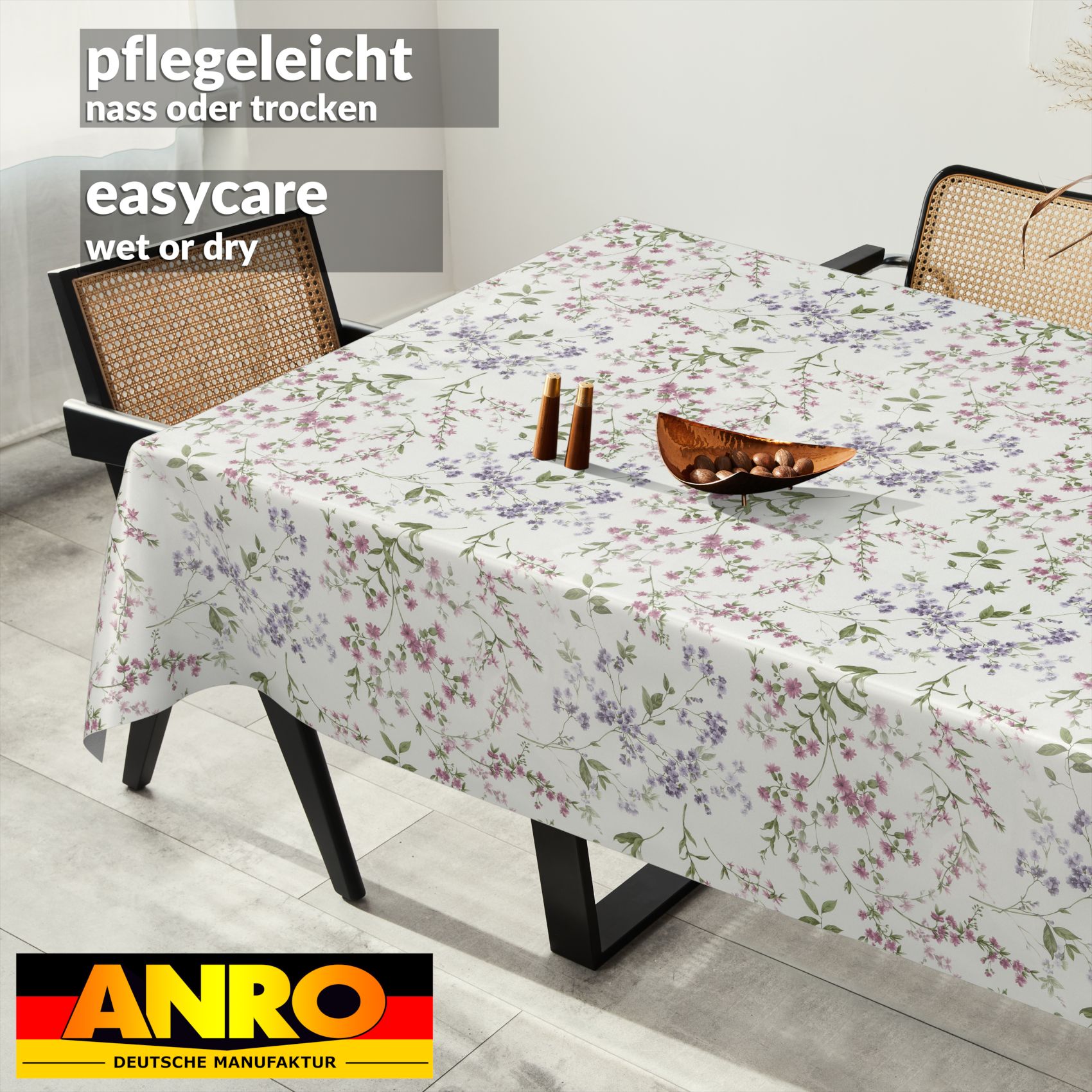 Wachstischdecke Wachstuch Tischdecke Wachstuch Meterware Tischdecke abwaschbar Gartentischdecke Blümchen