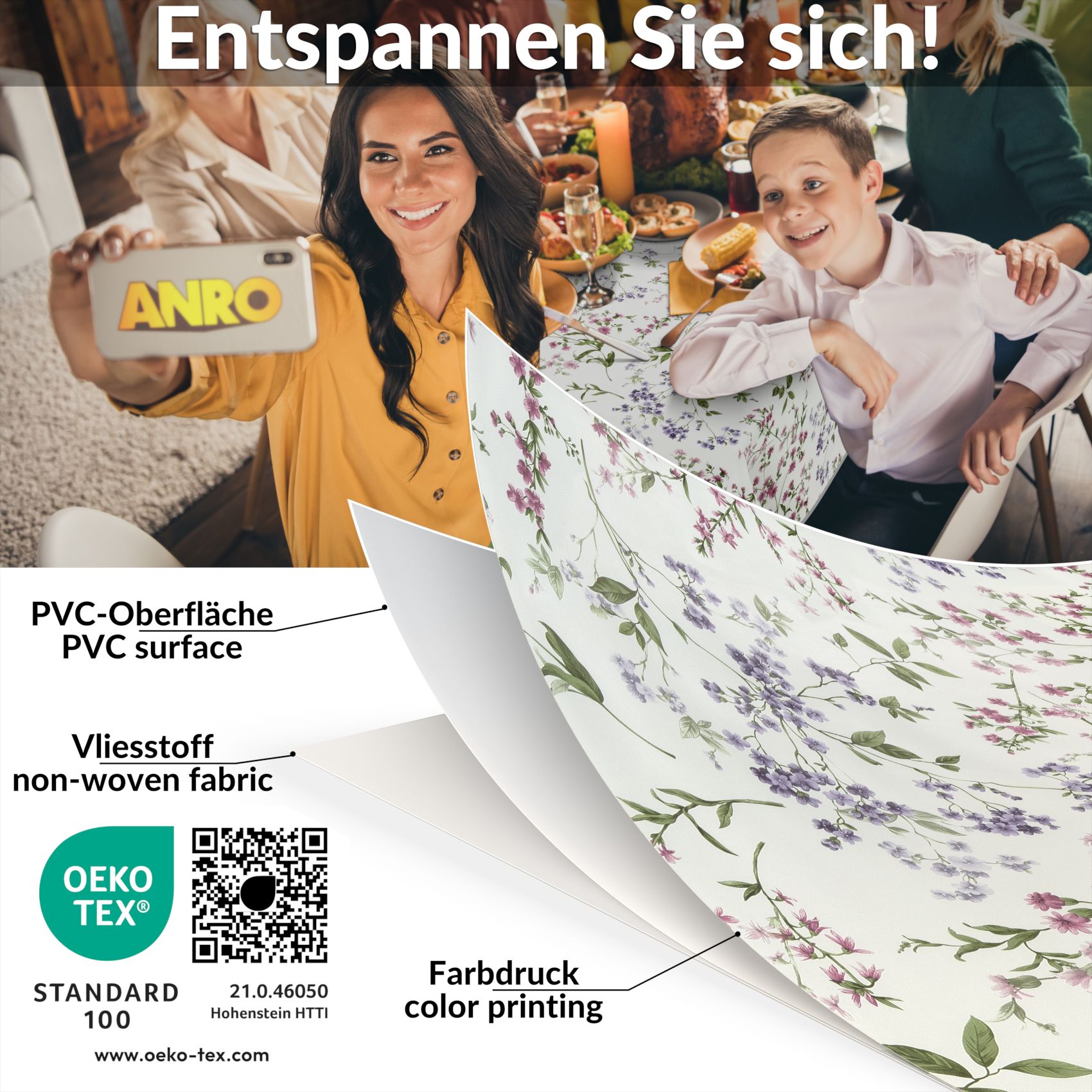 Wachstischdecke Wachstuch Tischdecke Wachstuch Meterware Tischdecke abwaschbar Gartentischdecke Blümchen