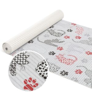 Weichschaummatte Badematte rutschfest Badvorleger Meterware Antirutschmatte Katzen Breite 65cm