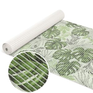 Weichschaummatte Badematte rutschfest Badvorleger Meterware Antirutschmatte Palmenblat Breite 65cm