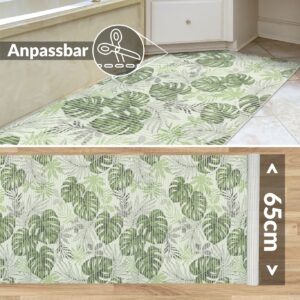 Weichschaummatte Badematte rutschfest Badvorleger Meterware Antirutschmatte Palmenblat Breite 65cm