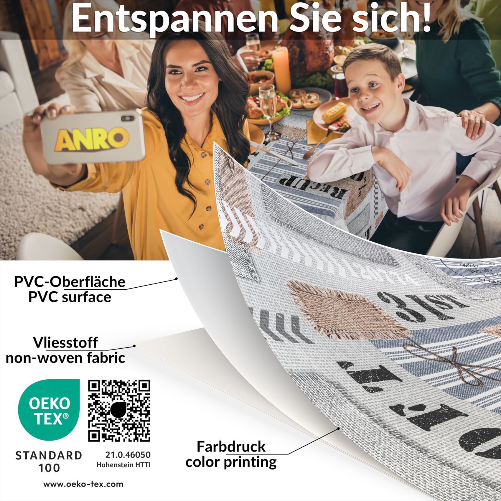 C02311E_80 Wachstischdecke Wachstuch Tischdecke Wachstuch Meterware Tischdecke abwaschbar Gartentischdecke Patchwork