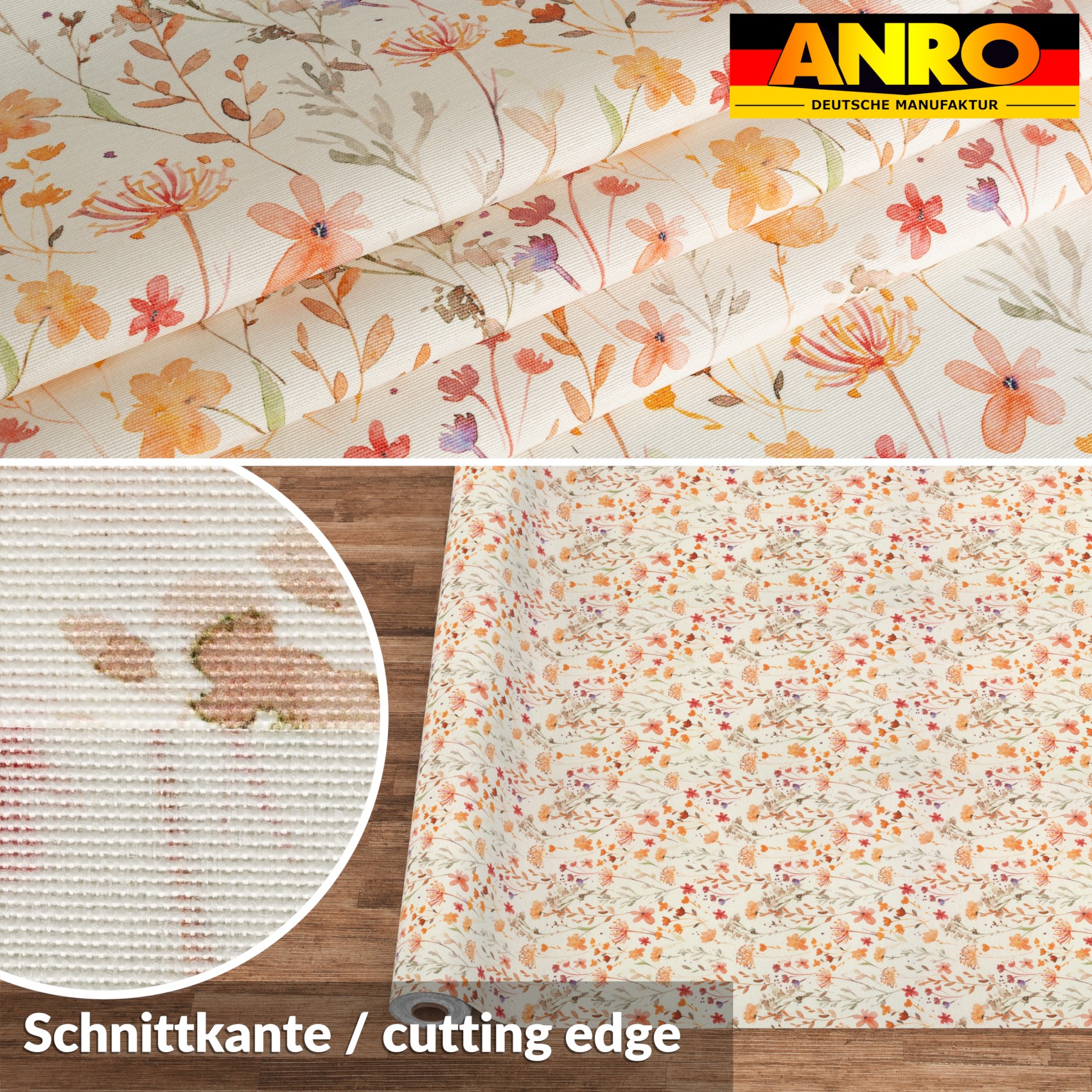 GTGANNA-51_30 Tischdecke abwaschbar Tischtuch Tischwäsche Gartentischdecke Stofftischdecke Baumwolle Polyester Alessia