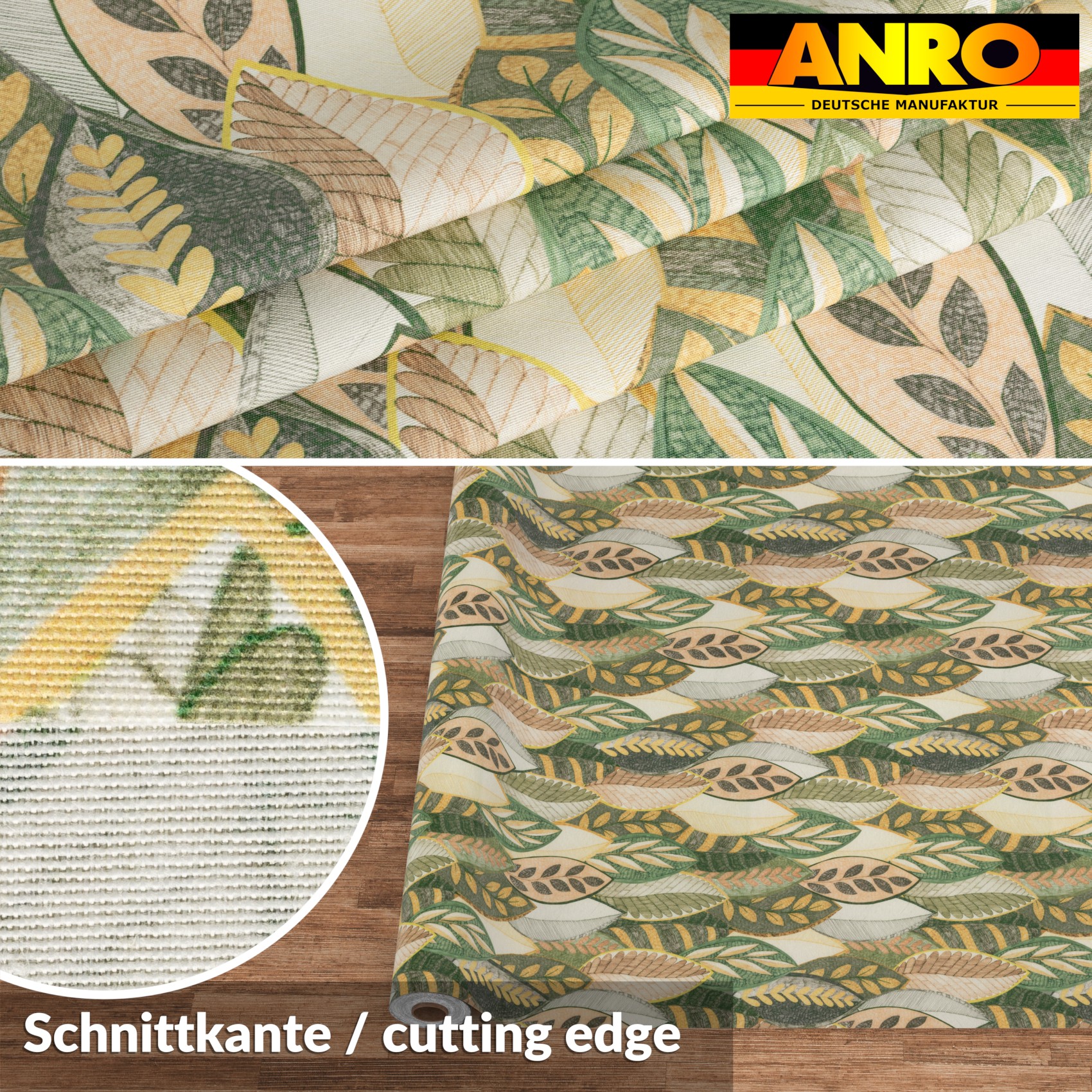 Tischdecke abwaschbar Tischtuch Tischwäsche Gartentischdecke Stofftischdecke Baumwolle Polyester Helena