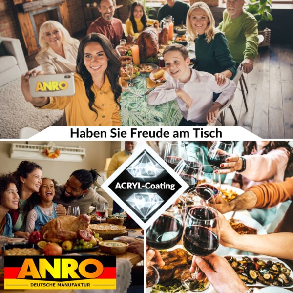 Tischdecke abwaschbar Tischtuch Tischwäsche Gartentischdecke Stofftischdecke Baumwolle Polyester Athena