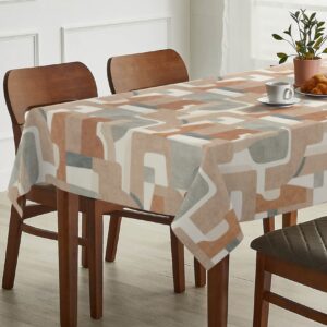 Tischdecke abwaschbar Tischtuch Tischwäsche Gartentischdecke Stofftischdecke Baumwolle Polyester Daphne