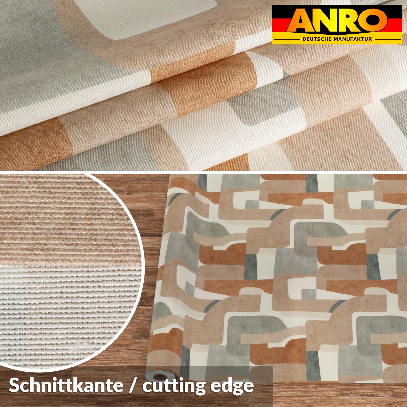 Tischdecke abwaschbar Tischtuch Tischwäsche Gartentischdecke Stofftischdecke Baumwolle Polyester Daphne