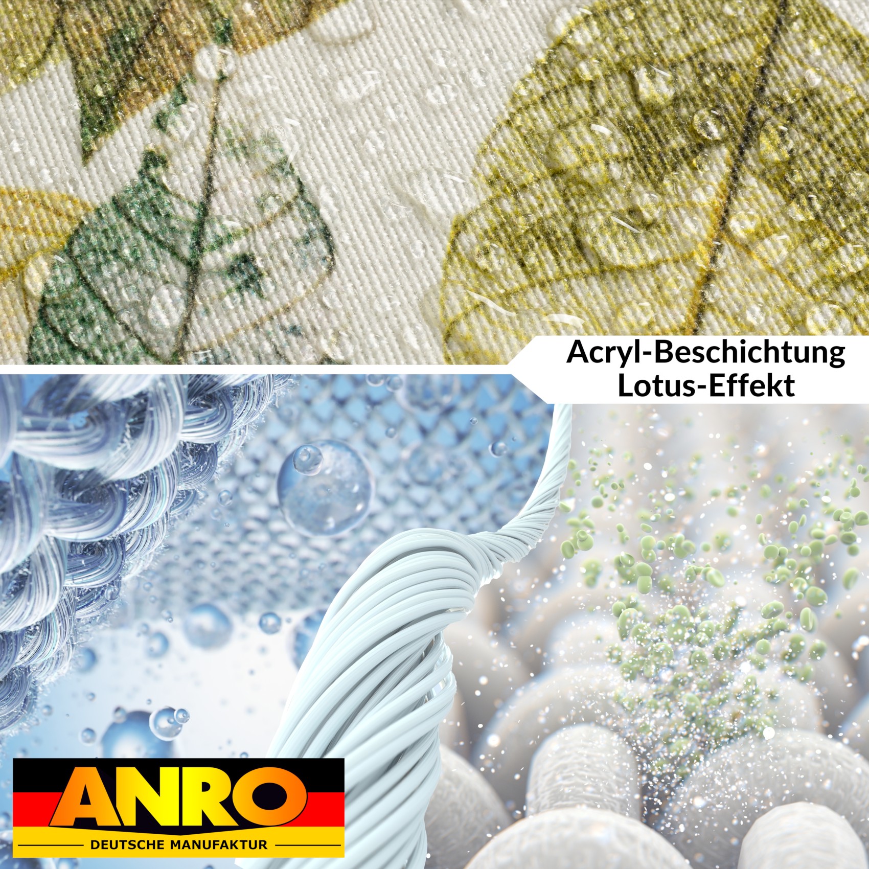 GTGANNA-55_40 Tischdecke abwaschbar Tischtuch Tischwäsche Gartentischdecke Stofftischdecke Baumwolle Polyester Penelope