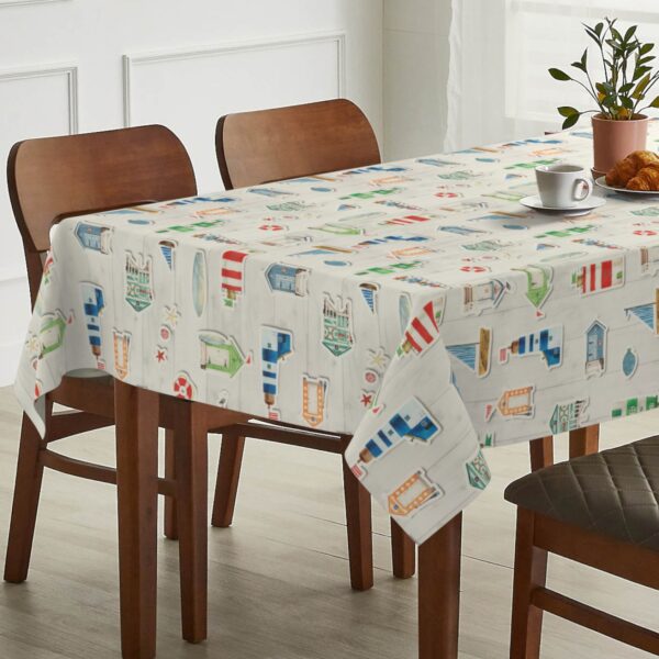 Tischdecke abwaschbar Tischtuch Tischwäsche Gartentischdecke Stofftischdecke Baumwolle Polyester Selene
