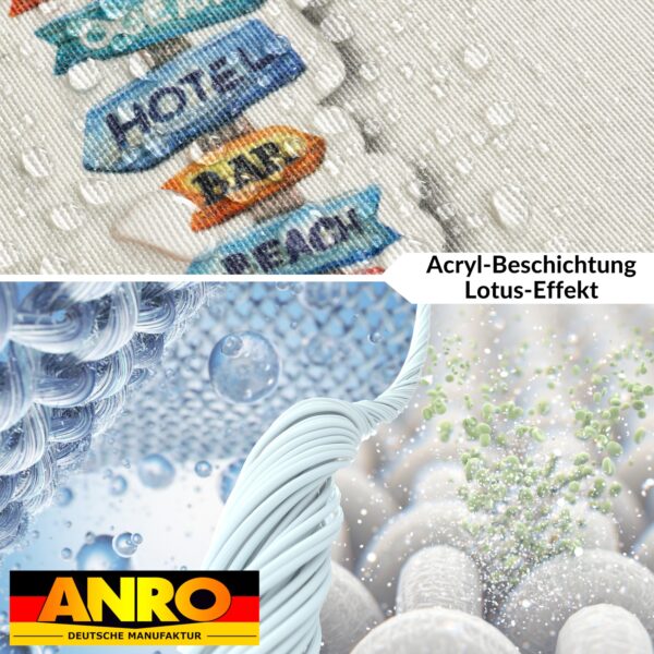 Tischdecke abwaschbar Tischtuch Tischwäsche Gartentischdecke Stofftischdecke Baumwolle Polyester Selene