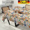 Tischdecke abwaschbar Tischtuch Tischwäsche Gartentischdecke Stofftischdecke Baumwolle Polyester Thalia