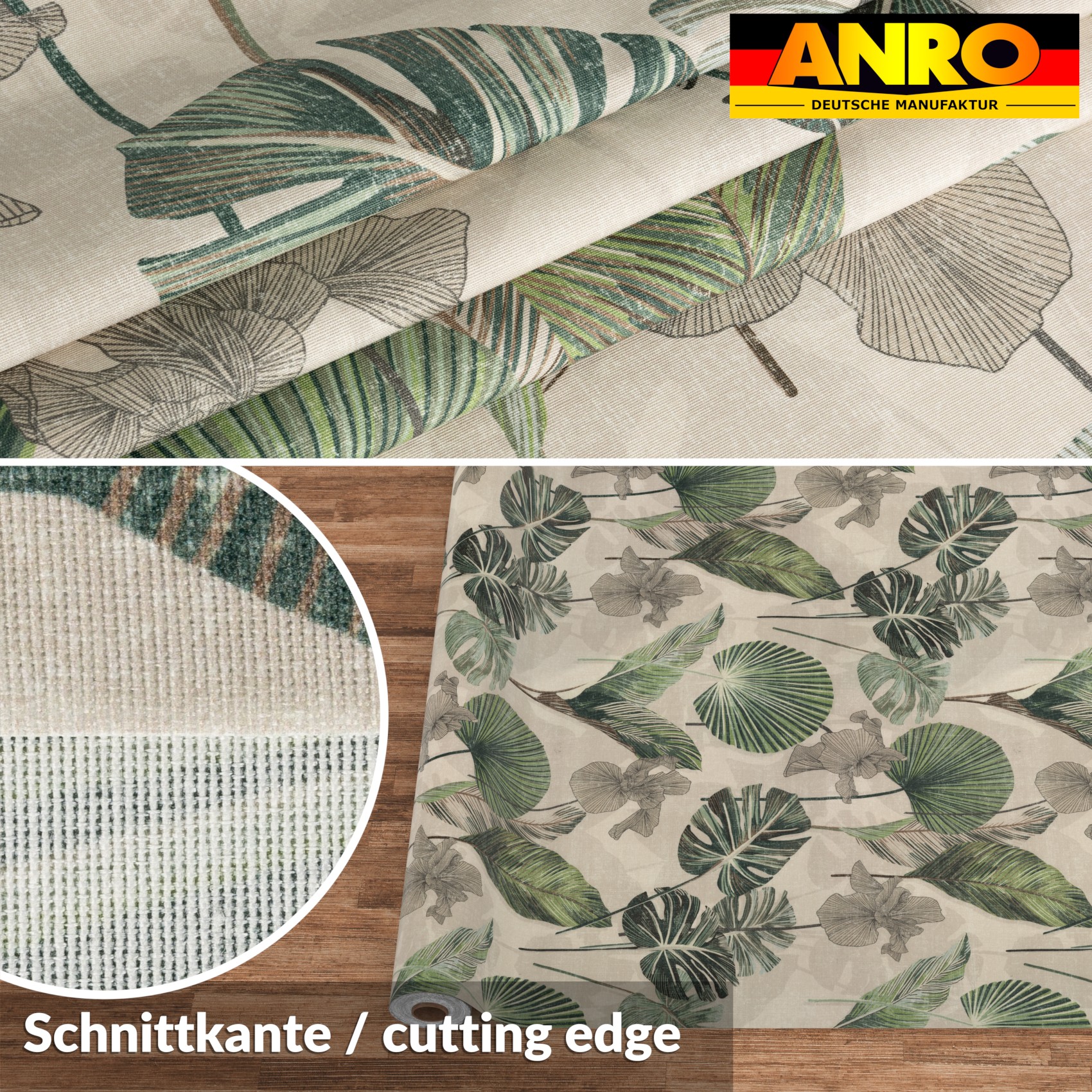 GTGANNA-61_30 Tischdecke abwaschbar Tischtuch Tischwäsche Gartentischdecke Stofftischdecke Baumwolle Polyester Lucia