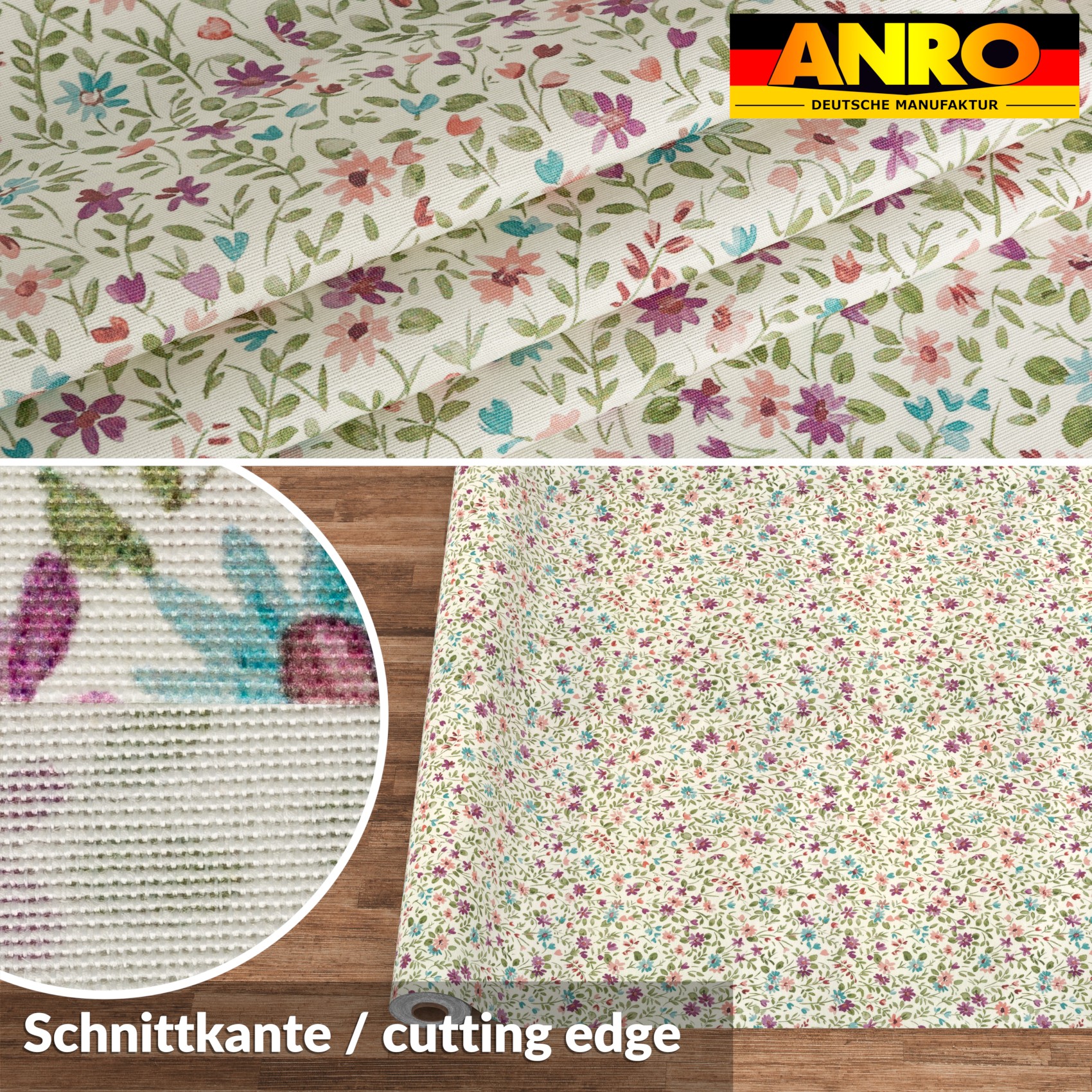 GTGANNA-62_30 Tischdecke abwaschbar Tischtuch Tischwäsche Gartentischdecke Stofftischdecke Baumwolle Polyester Giovanna