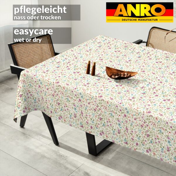 Tischdecke abwaschbar Tischtuch Tischwäsche Gartentischdecke Stofftischdecke Baumwolle Polyester Giovanna