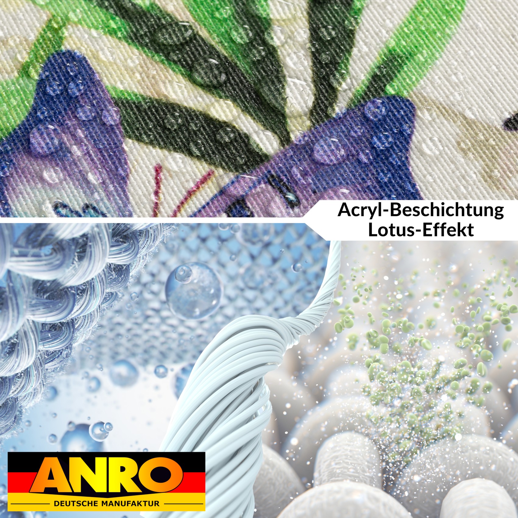 GTGANNA-63_40 Tischdecke abwaschbar Tischtuch Tischwäsche Gartentischdecke Stofftischdecke Baumwolle Polyester Chiara