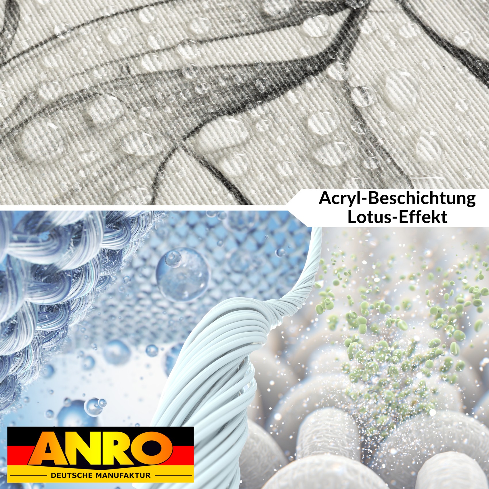 GTGANNA-65_40 Tischdecke abwaschbar Tischtuch Tischwäsche Gartentischdecke Stofftischdecke Baumwolle Polyester Chloe