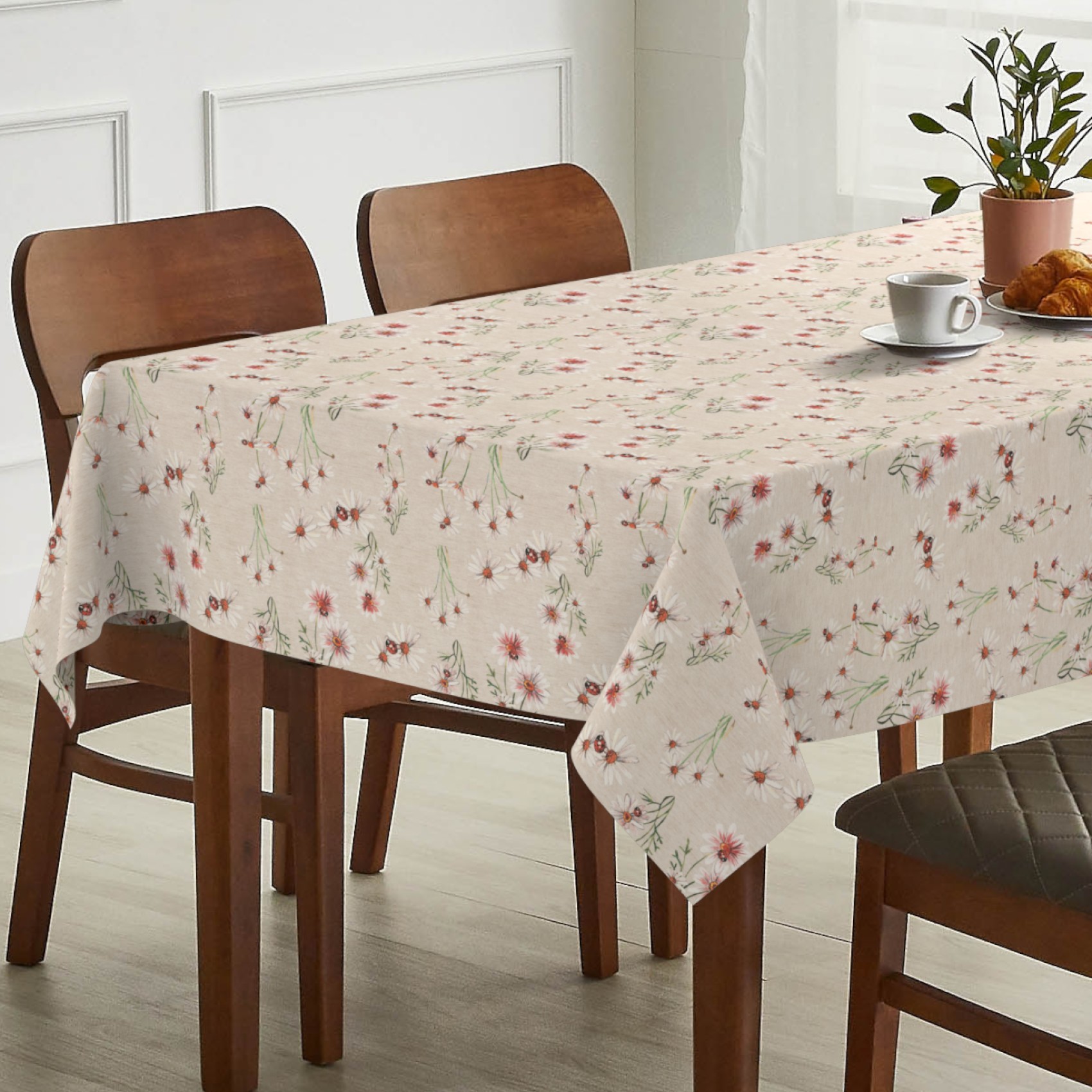 GTGANNA-66_SQ_13 Tischdecke abwaschbar Tischtuch Tischwäsche Gartentischdecke Stofftischdecke Baumwolle Polyester Fortuna