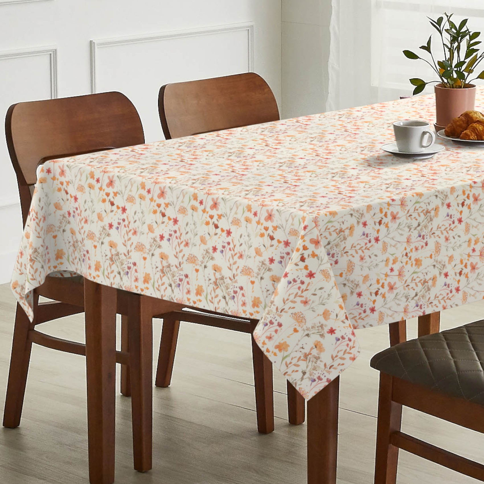 GTGANNA-51_SQ_13 Tischdecke abwaschbar Tischtuch Tischwäsche Gartentischdecke Stofftischdecke Baumwolle Polyester Alessia