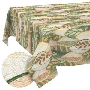 Tischdecke abwaschbar Tischtuch Tischwäsche Gartentischdecke Stofftischdecke Baumwolle Polyester Helena