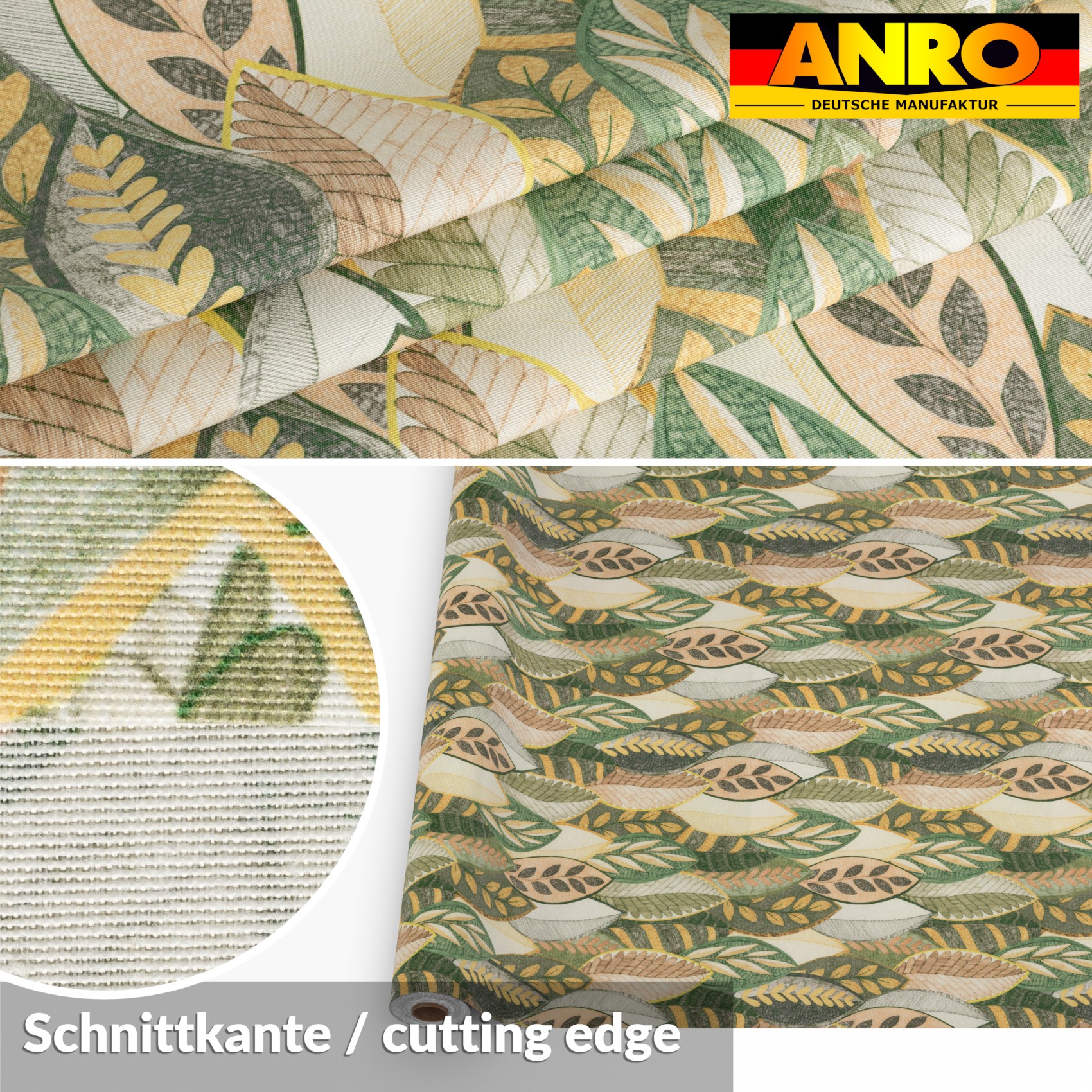 Tischdecke abwaschbar Tischtuch Tischwäsche Gartentischdecke Stofftischdecke Baumwolle Polyester Helena
