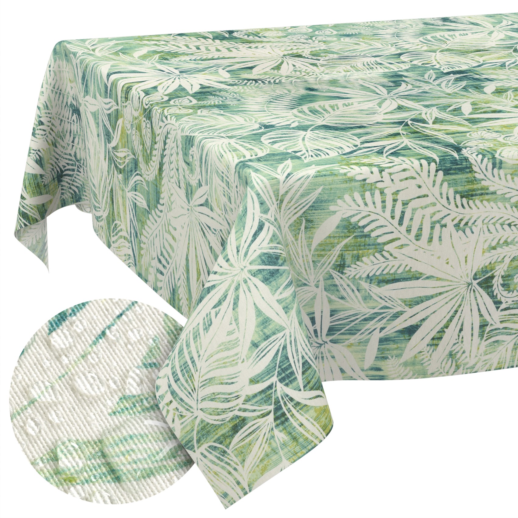 GTGANNA-53_SQ_11 Tischdecke abwaschbar Tischtuch Tischwäsche Gartentischdecke Stofftischdecke Baumwolle Polyester Athena