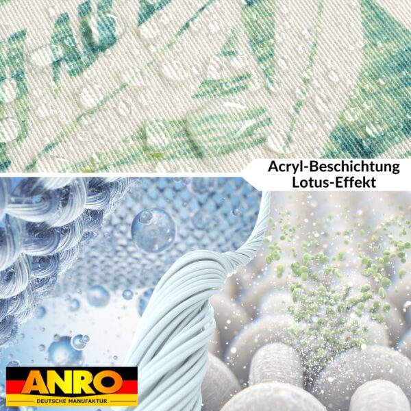 Tischdecke abwaschbar Tischtuch Tischwäsche Gartentischdecke Stofftischdecke Baumwolle Polyester Athena