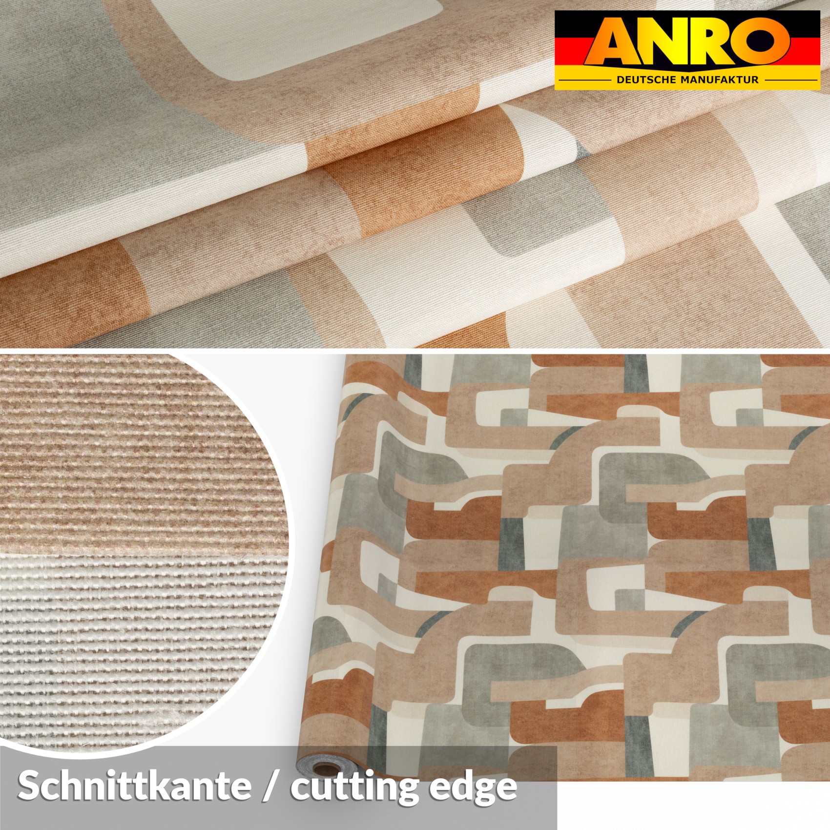 Tischdecke abwaschbar Tischtuch Tischwäsche Gartentischdecke Stofftischdecke Baumwolle Polyester Daphne