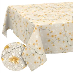 Tischdecke abwaschbar Tischtuch Tischwäsche Gartentischdecke Stofftischdecke Baumwolle Polyester Callista