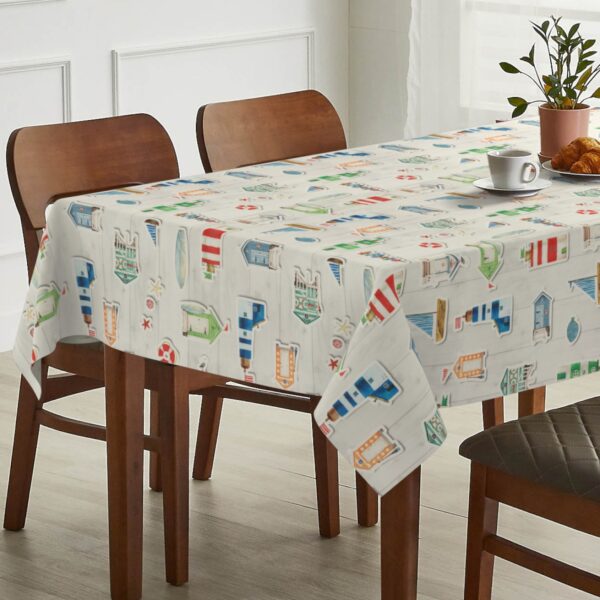 Tischdecke abwaschbar Tischtuch Tischwäsche Gartentischdecke Stofftischdecke Baumwolle Polyester Selene