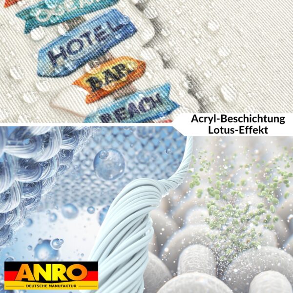 Tischdecke abwaschbar Tischtuch Tischwäsche Gartentischdecke Stofftischdecke Baumwolle Polyester Selene