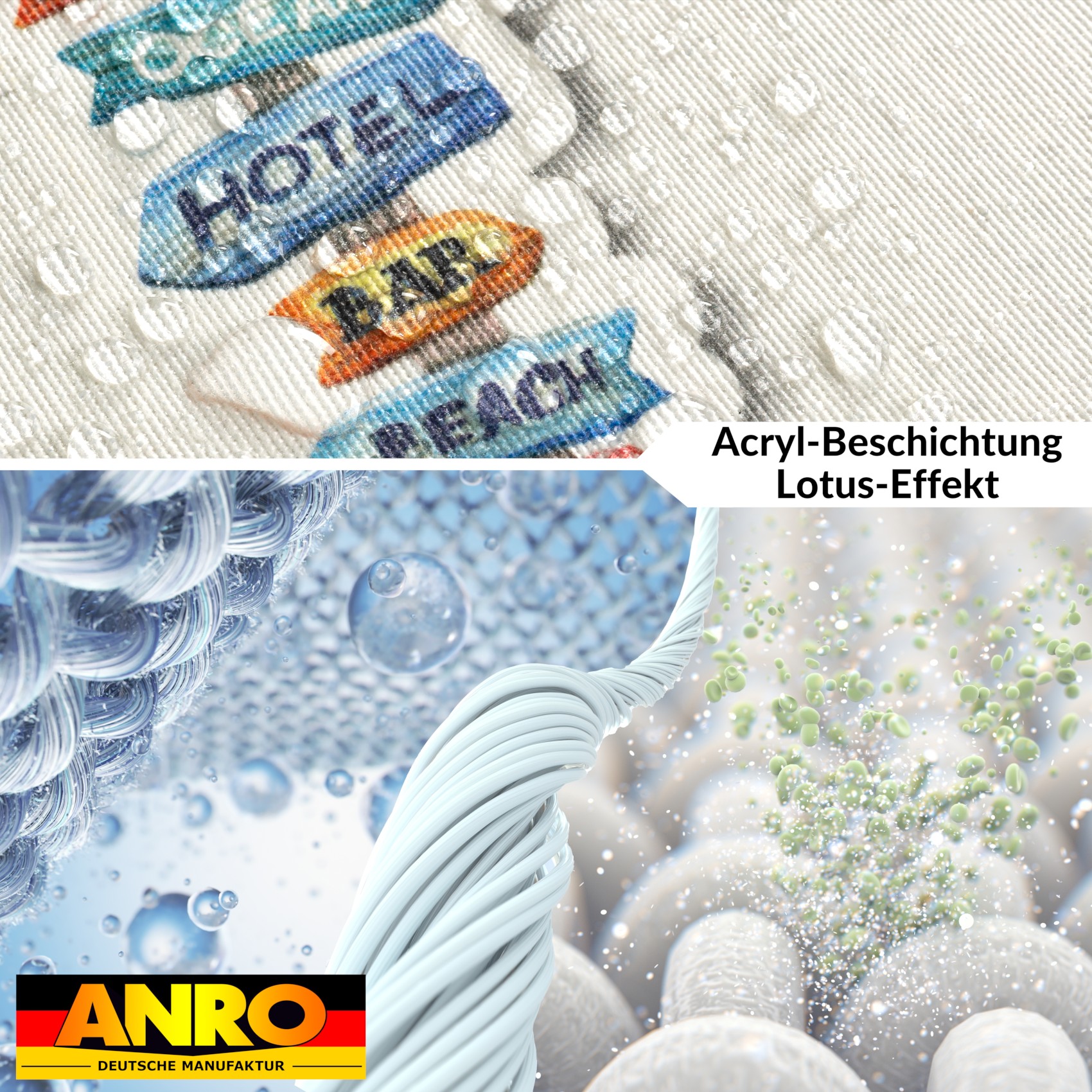 GTGANNA-57_40 Tischdecke abwaschbar Tischtuch Tischwäsche Gartentischdecke Stofftischdecke Baumwolle Polyester Selene