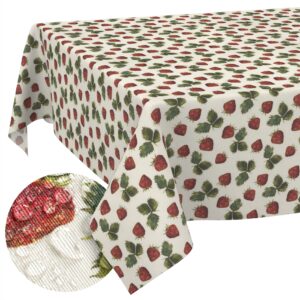 Tischdecke abwaschbar Tischtuch Tischwäsche Gartentischdecke Stofftischdecke Baumwolle Polyester Iris