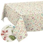 Tischdecke abwaschbar Tischtuch Tischwäsche Gartentischdecke Stofftischdecke Baumwolle Polyester Giovanna