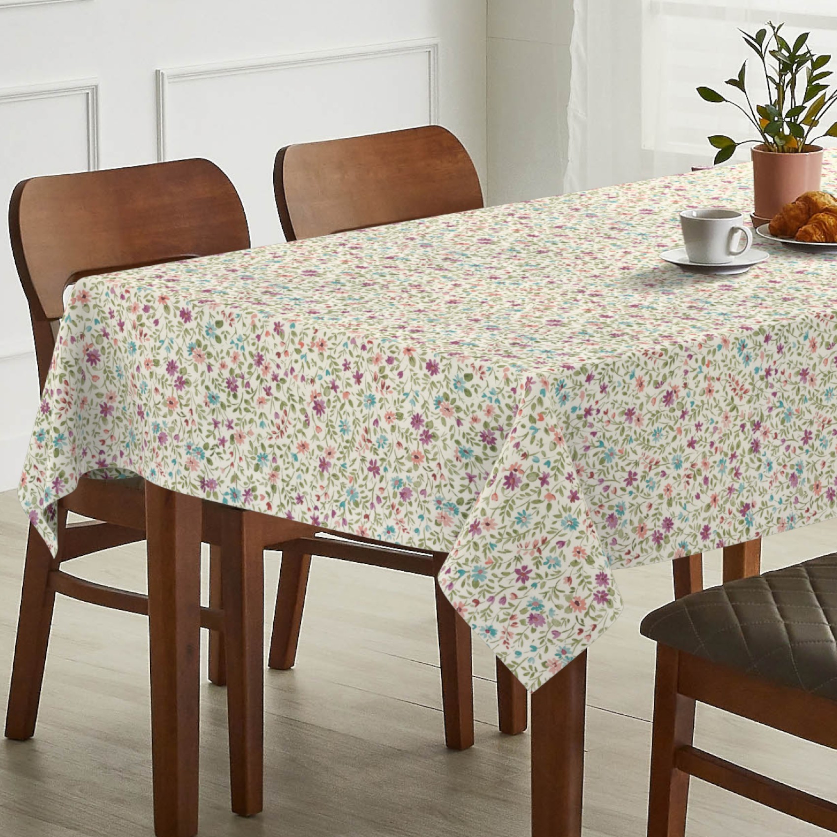 GTGANNA-62_SQ_13 Tischdecke abwaschbar Tischtuch Tischwäsche Gartentischdecke Stofftischdecke Baumwolle Polyester Giovanna