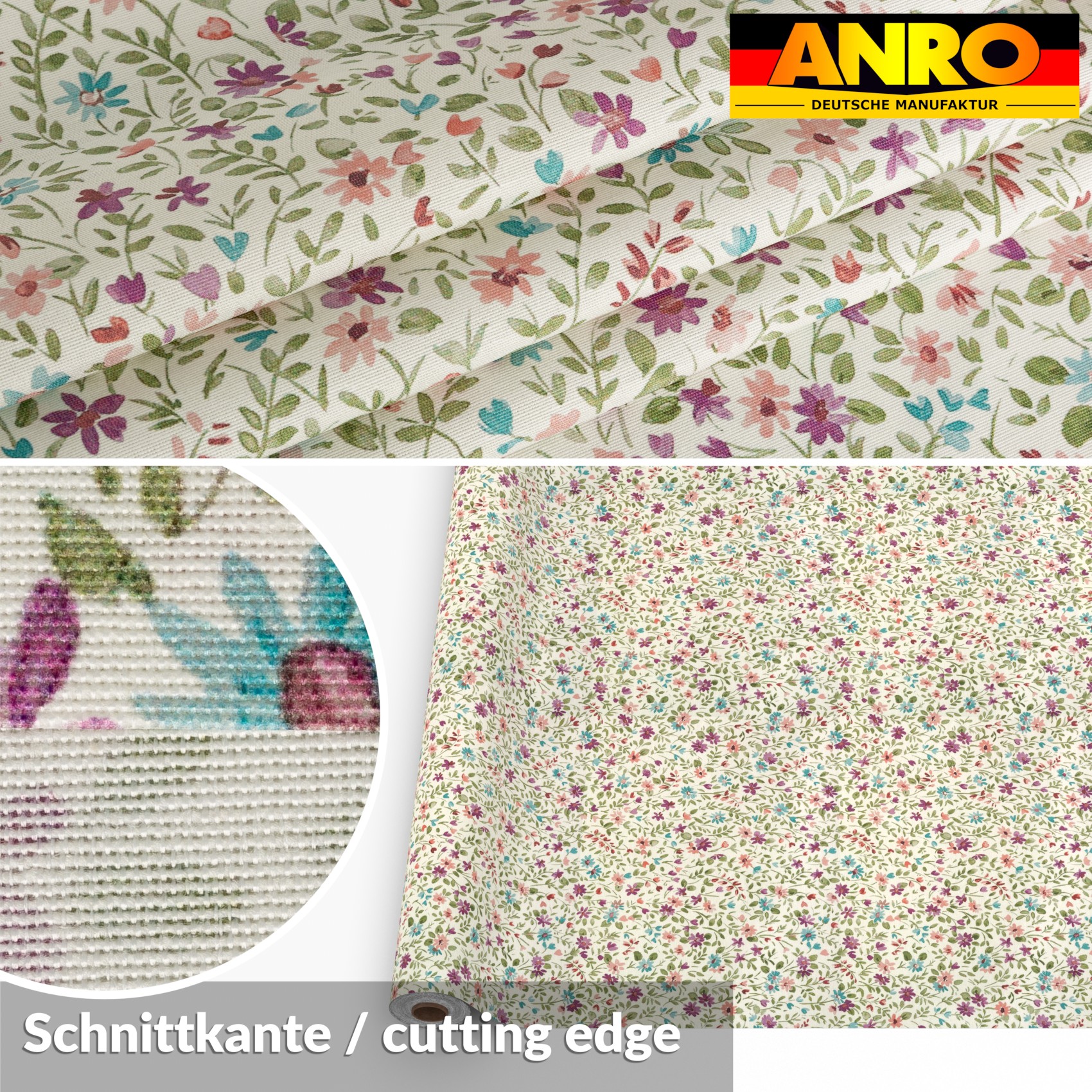 GTGANNA-62_30 Tischdecke abwaschbar Tischtuch Tischwäsche Gartentischdecke Stofftischdecke Baumwolle Polyester Giovanna