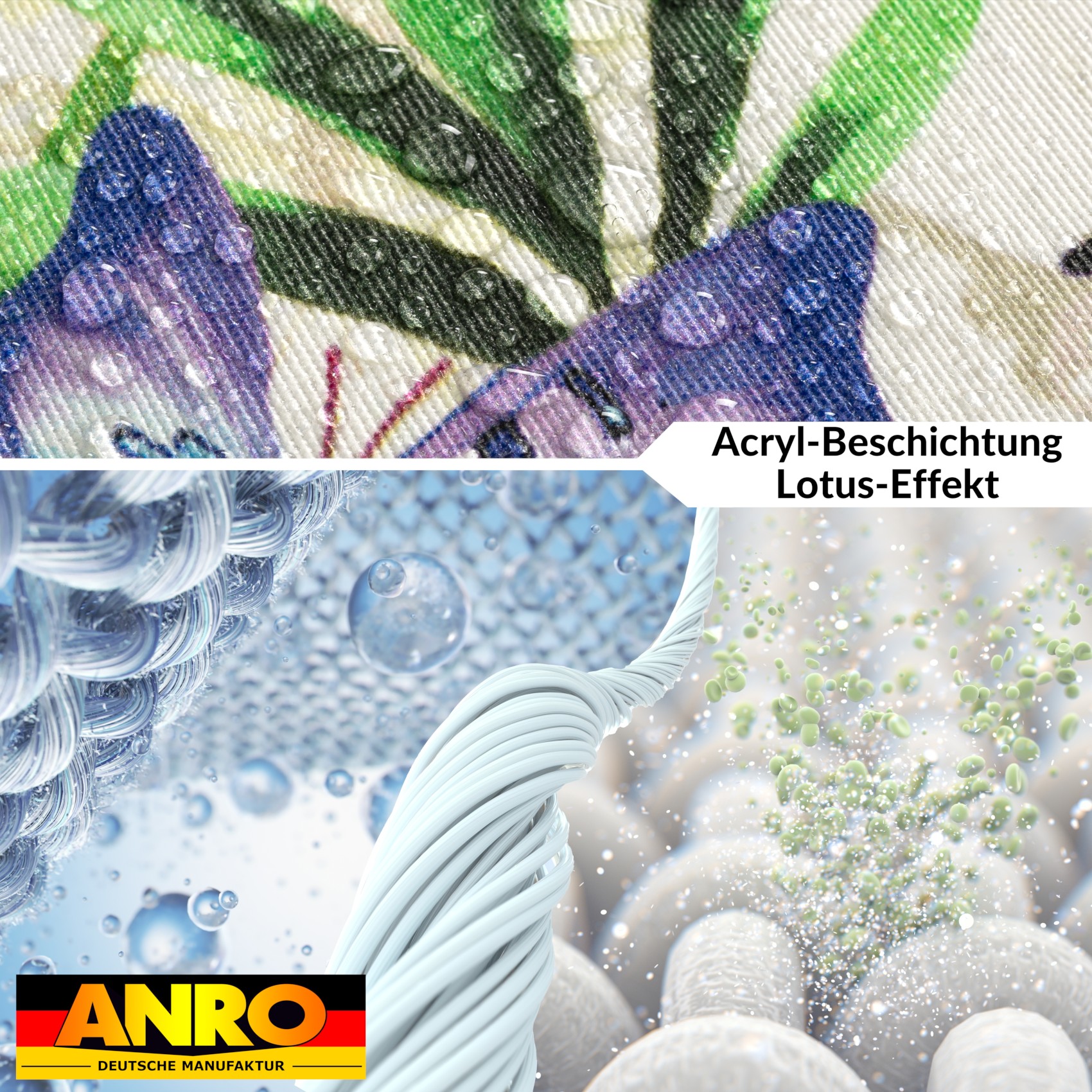 GTGANNA-63_40 Tischdecke abwaschbar Tischtuch Tischwäsche Gartentischdecke Stofftischdecke Baumwolle Polyester Chiara